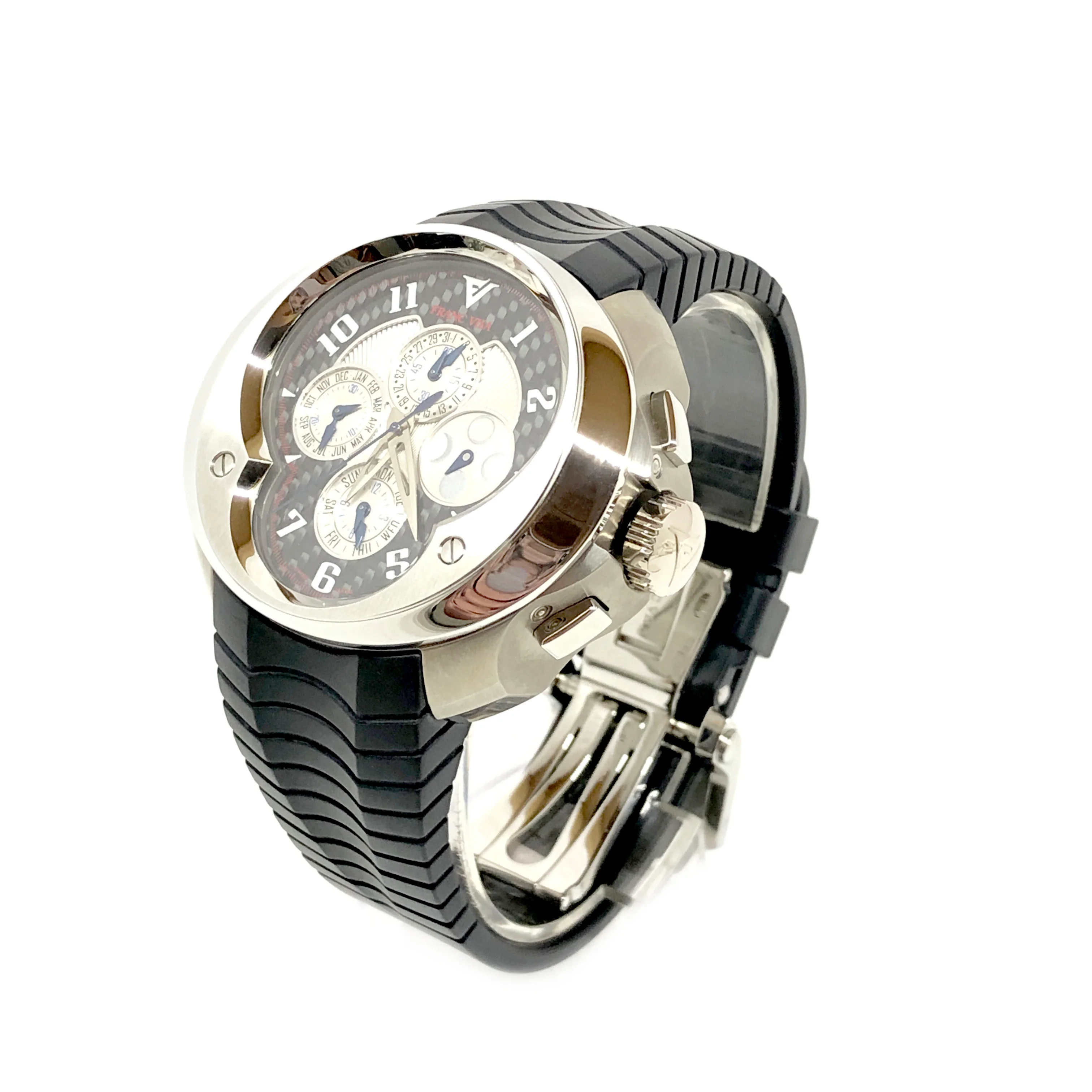 Franc Vila Esprit Unique Titanium and Stainless Steel Men's Watch - Image 3
