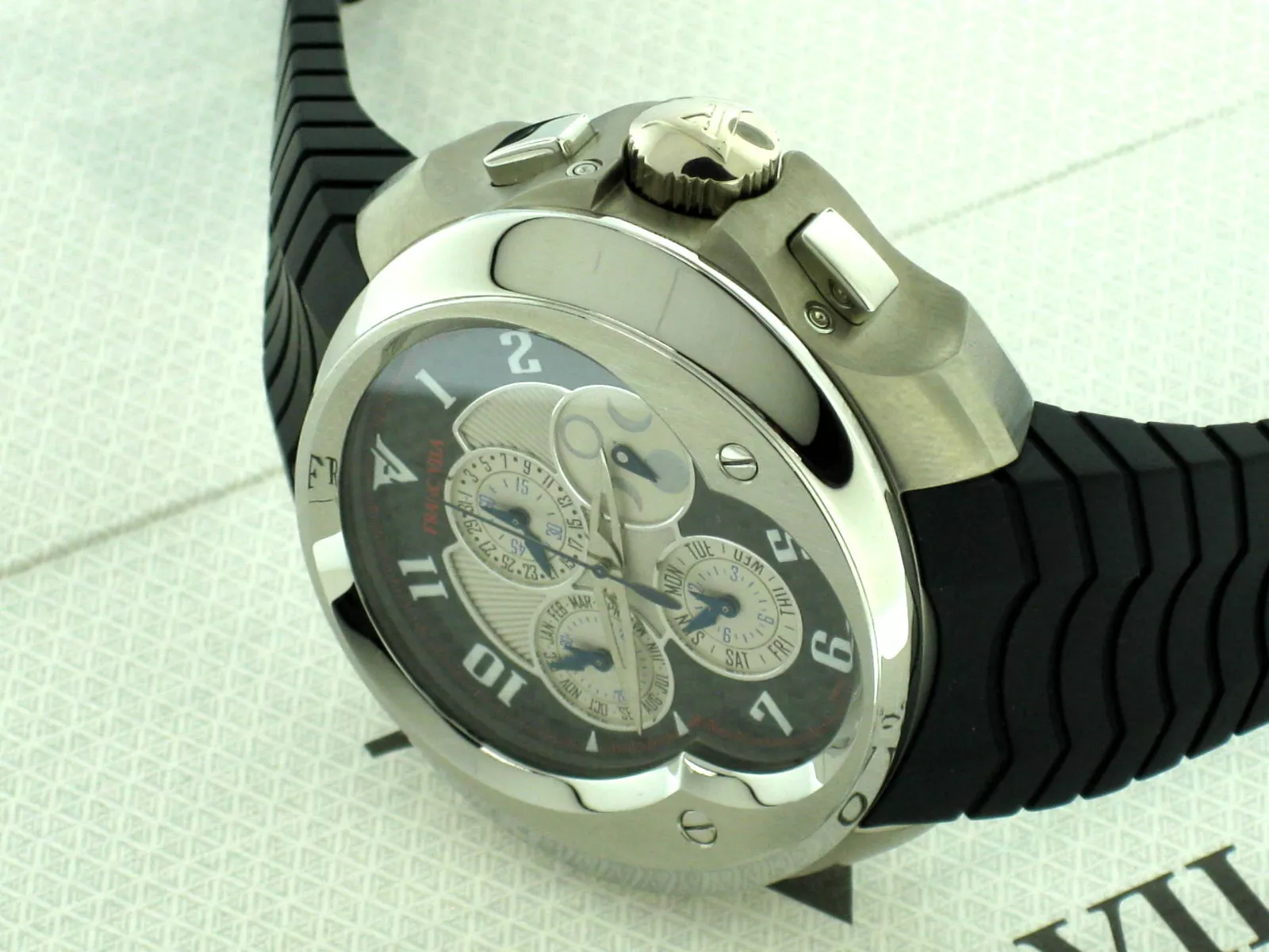 Franc Vila Esprit Unique Titanium and Stainless Steel Men's Watch - Image 7
