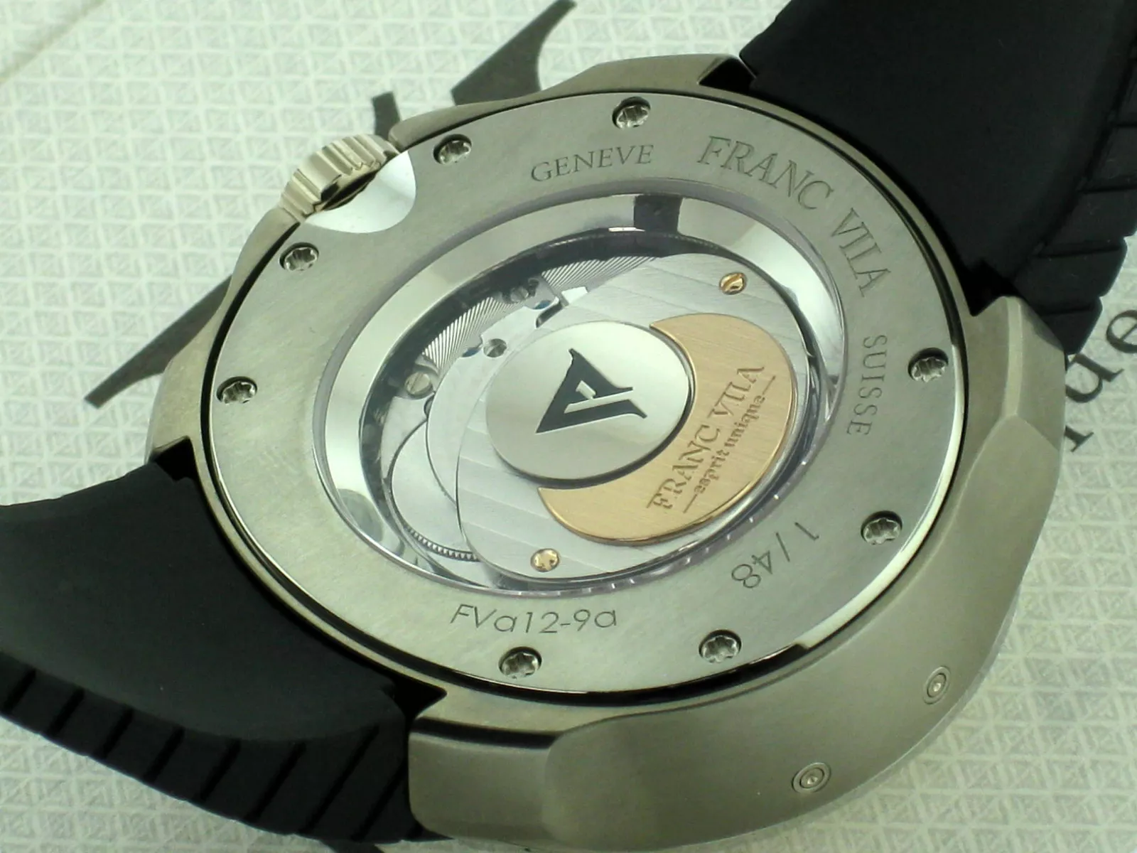 Franc Vila Esprit Unique Titanium and Stainless Steel Men's Watch - Image 8