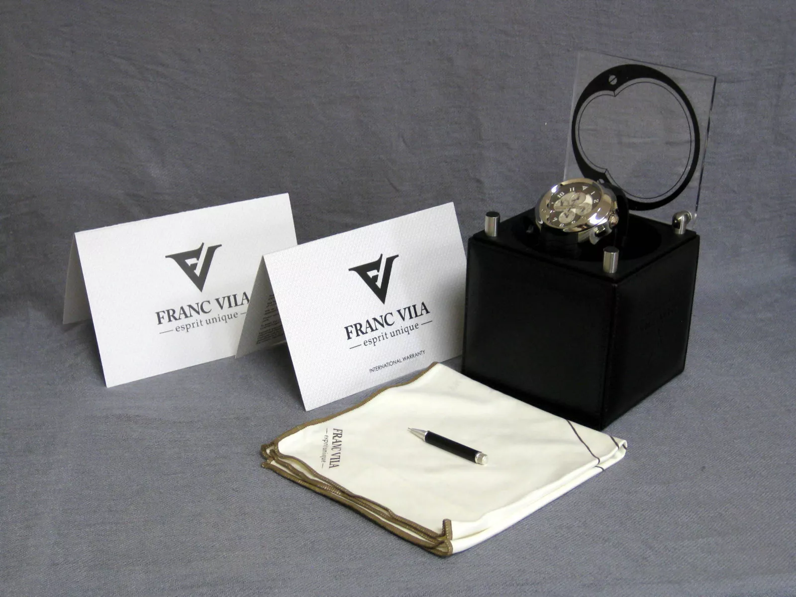 Franc Vila Esprit Unique Titanium and Stainless Steel Men's Watch - Image 9