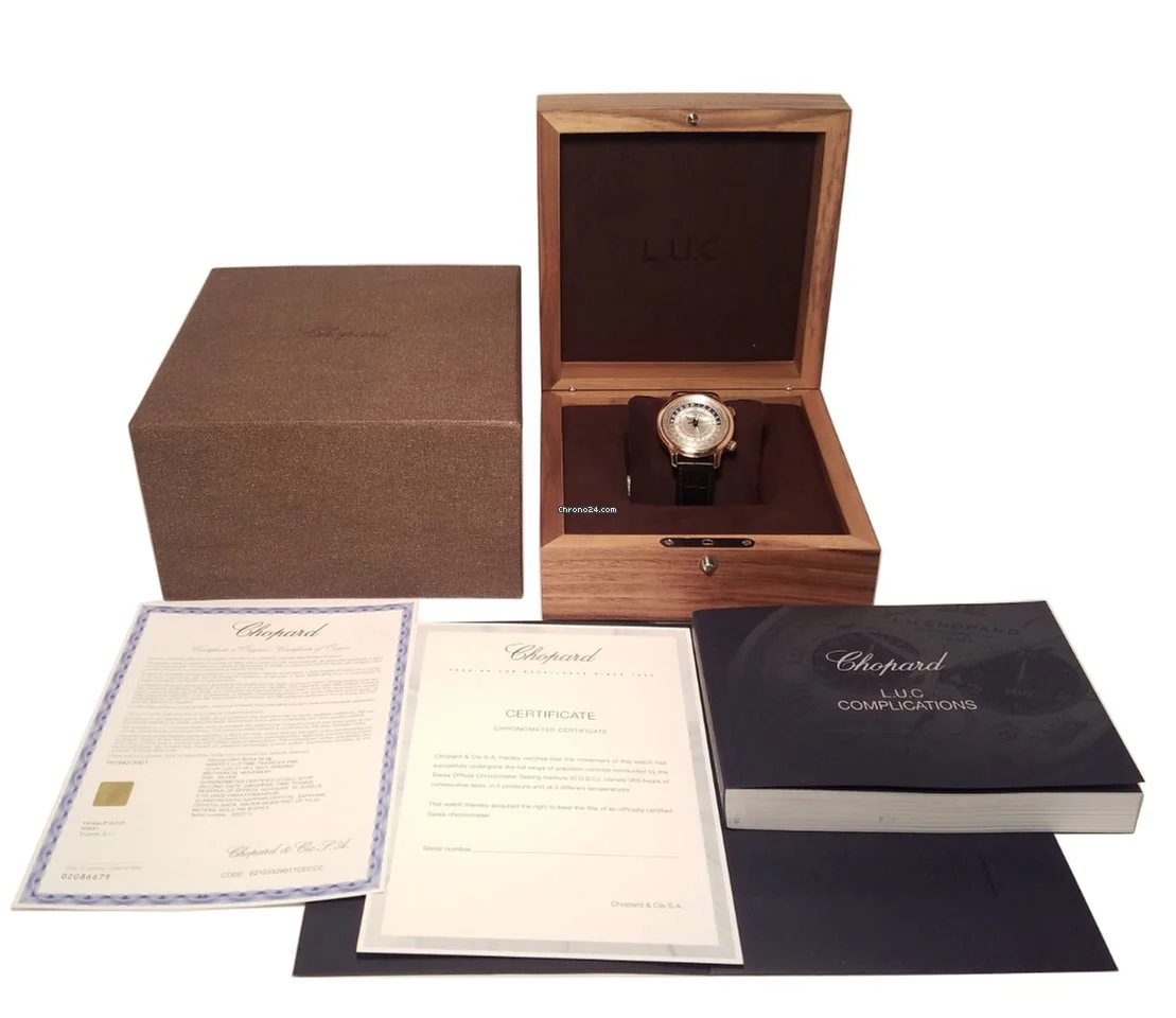 Chopard L.U.C Time Traveler One 18K Rose Gold Men's Watch - Image 4