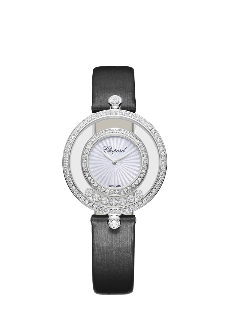 Chopard Happy Sport Icons 18K White Gold & Diamonds Ladies Watchwhite