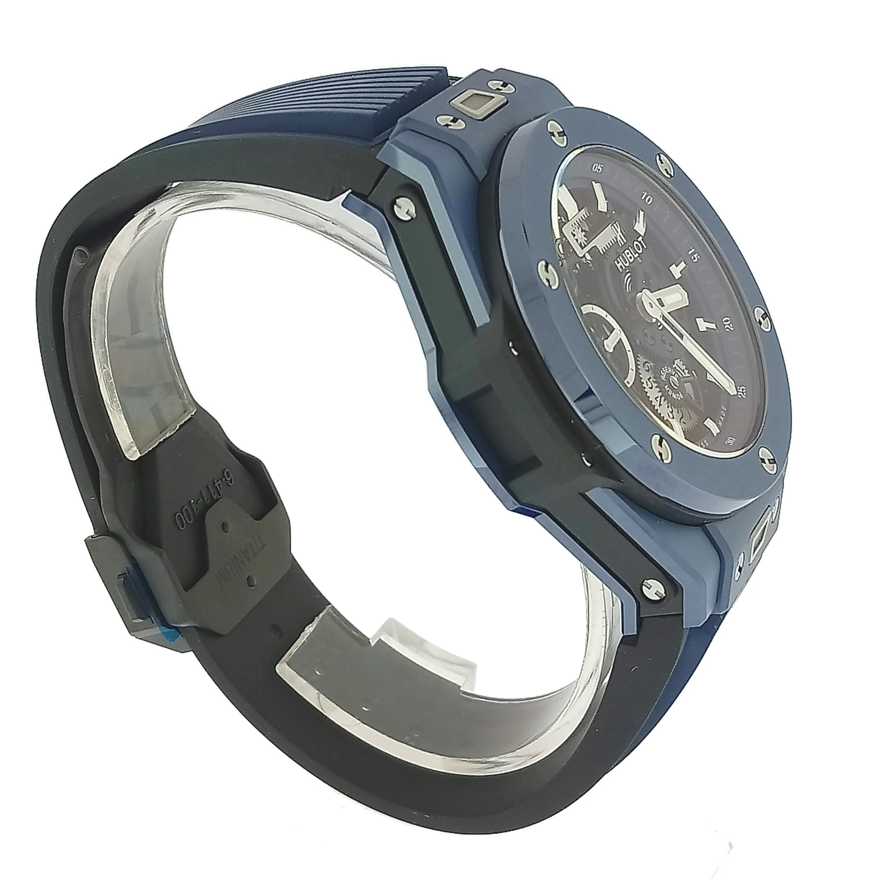 Hublot Big Bang Meca-10 Ceramic Blue Men's Watch - Image 6