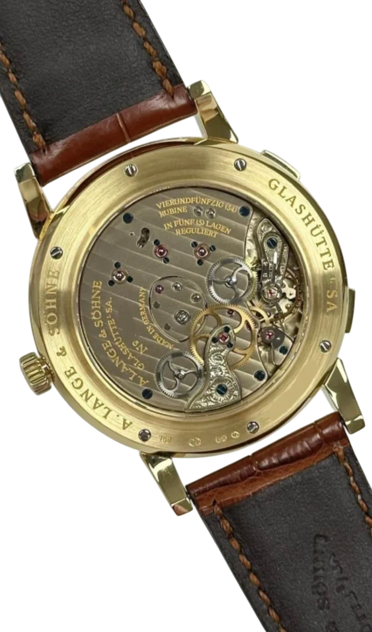 A. Lange & Söhne Lange 1 Time Zone 18K Yellow Gold Men’s Watch - Image 5