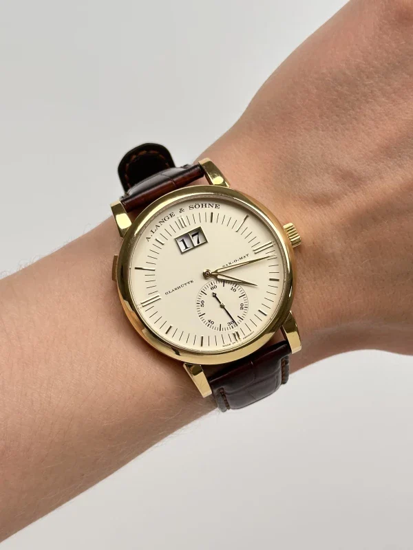 A. Lange & Söhne Grand Langematic 18K Yellow Gold Men’s Watch - Image 4