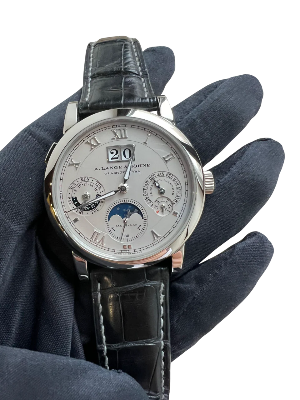 A. Lange & Sohne Langematik Perpetual Platinum Men's Watch - Image 2