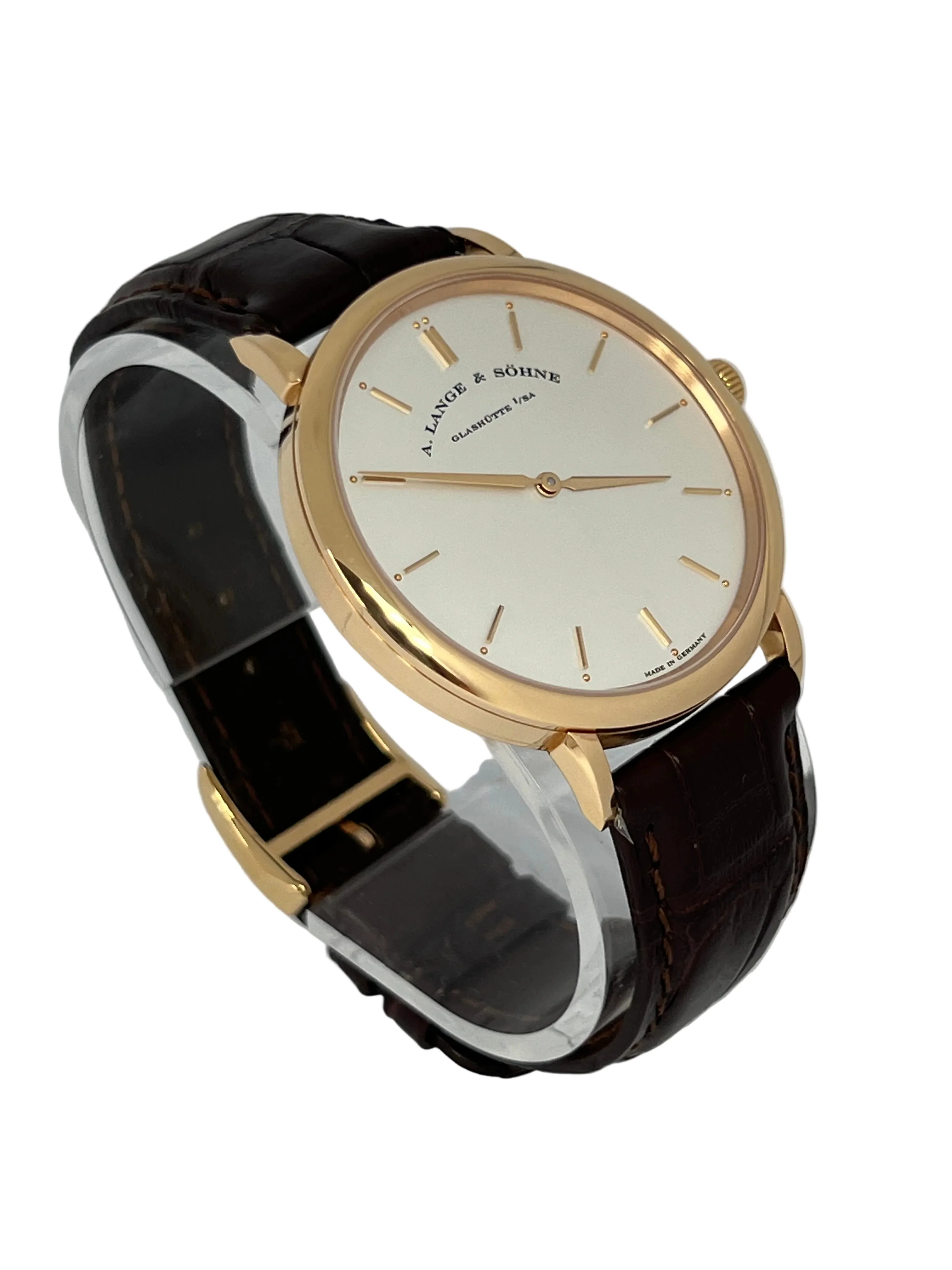 A. Lange & Söhne Saxonia 40 mm 18K Rose Gold Men’s Watch - Image 3