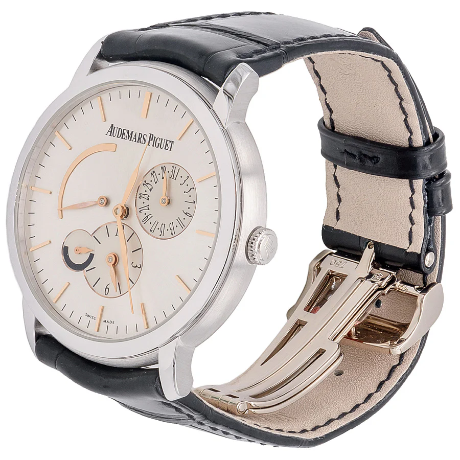 Audemars Piguet Jules Audemars Dual Time 18K White Gold Men's Watch - Image 2