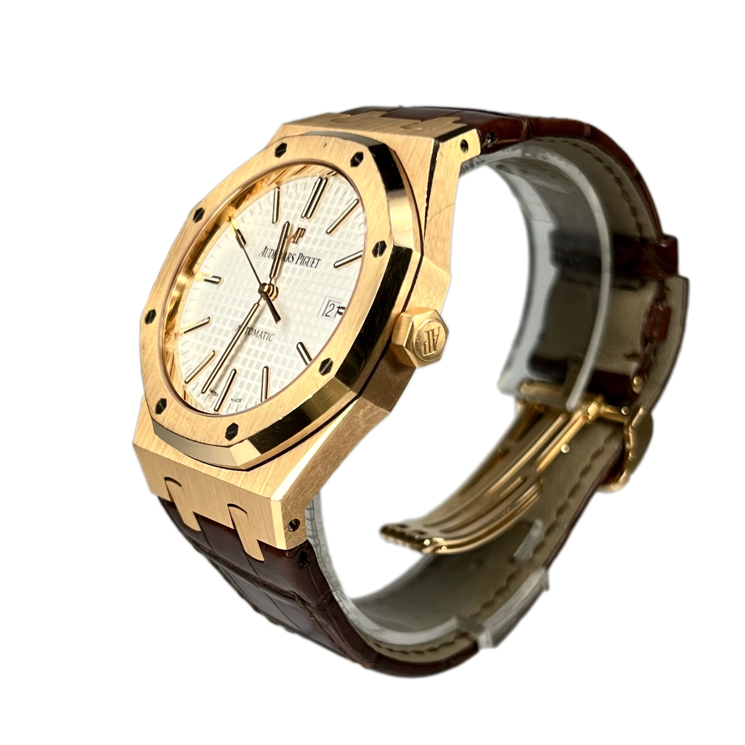 Audemars Piguet Royal Oak 18K Rose Gold Men's Watch - Image 3