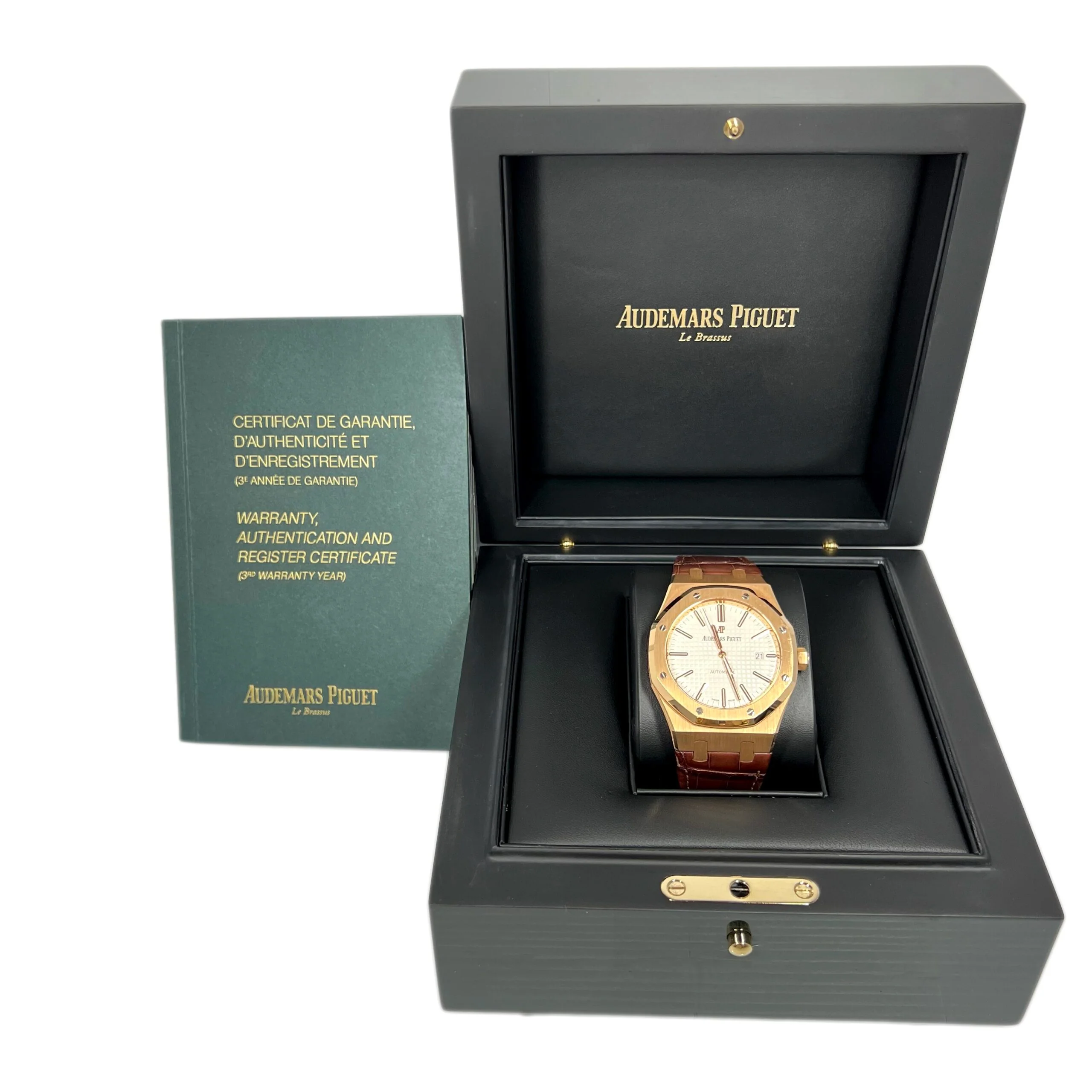 Audemars Piguet Royal Oak 18K Rose Gold Men's Watch - Image 5