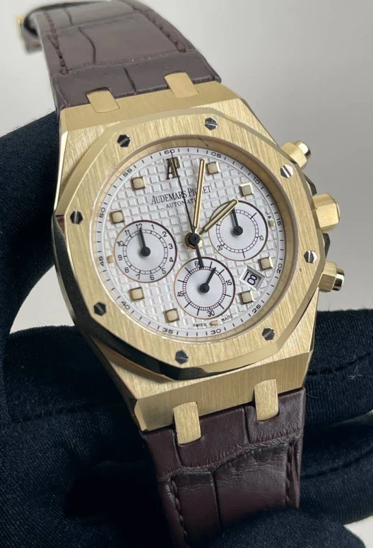 Audemars Piguet Royal Oak Chronograph 18K Rose Gold Men's Watch - Image 4