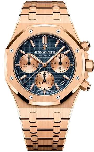 Audemars Piguet Royal Oak Chronograph 18K Rose Gold Men's Watch