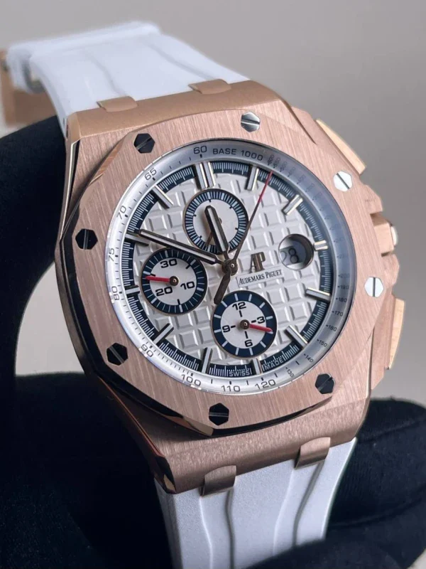 Audemars Piguet Royal Oak Offshore Chronograph 18K Rose Gold Men's Watch - Image 3
