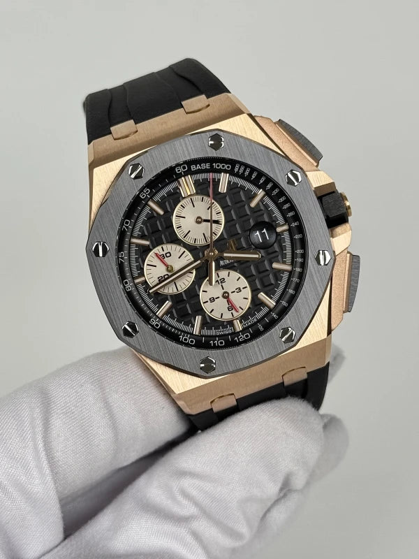 Audemars Piguet Royal Oak Offshore Chronograph 18K Rose Gold Men's Watch - Image 2