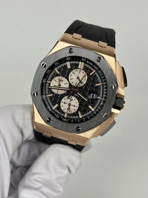 Audemars Piguet Royal Oak Offshore Chronograph 18K Rose Gold Men's Watch - Image 8