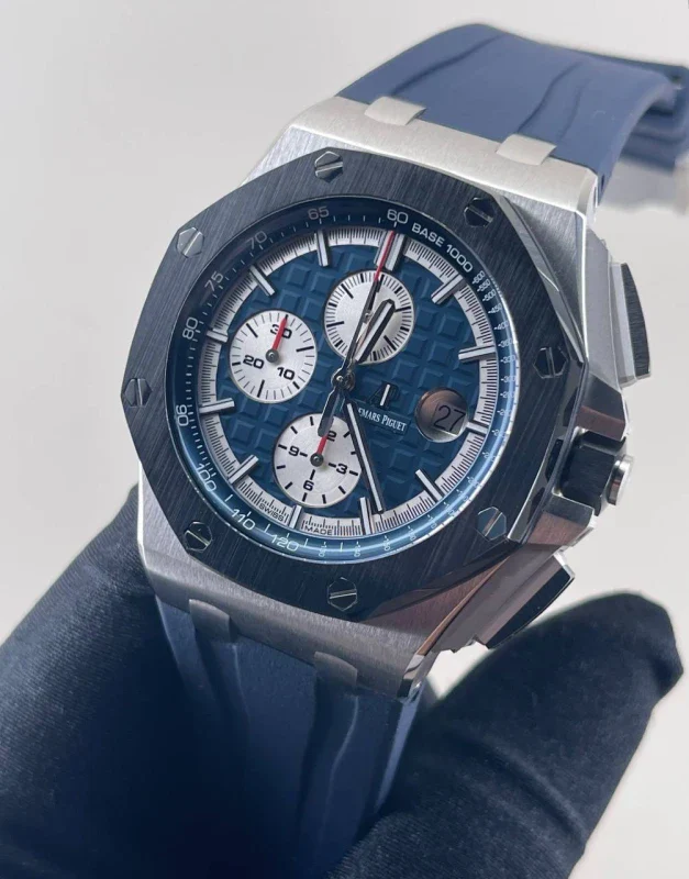 Audemars Piguet Royal Oak Offshore Chronograph Platinum Men's Watch - Image 3