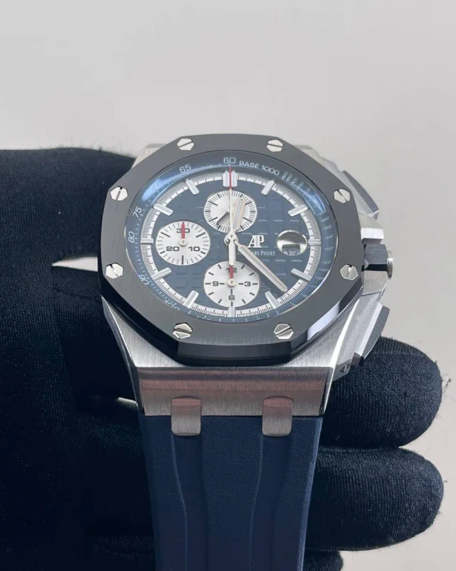 Audemars Piguet Royal Oak Offshore Chronograph Platinum Men's Watch - Image 5