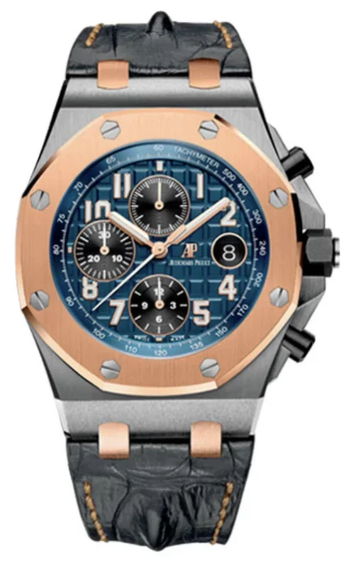 Audemars Piguet Royal Oak Offshore Chronograph 18K Rose Gold Men's Watch