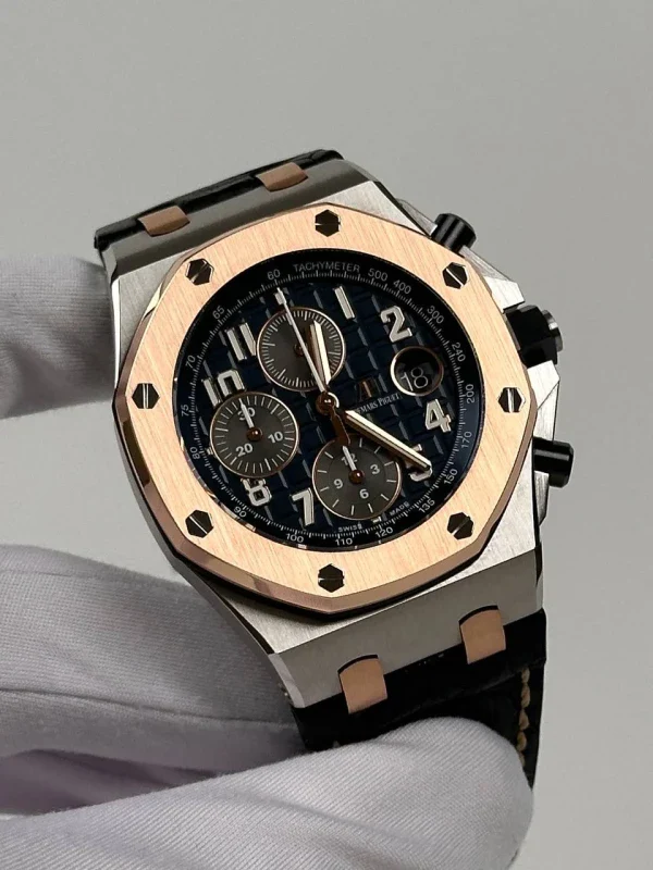 Audemars Piguet Royal Oak Offshore Chronograph 18K Rose Gold Men's Watch - Image 3