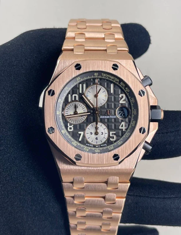Audemars Piguet Royal Oak Offshore Chronograph 18K Rose Gold Men's Watch - Image 2