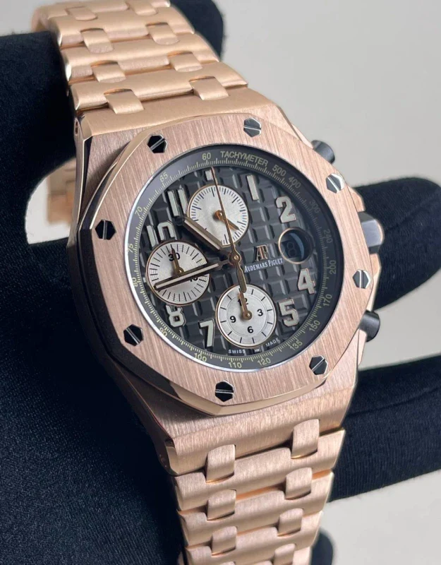 Audemars Piguet Royal Oak Offshore Chronograph 18K Rose Gold Men's Watch - Image 6