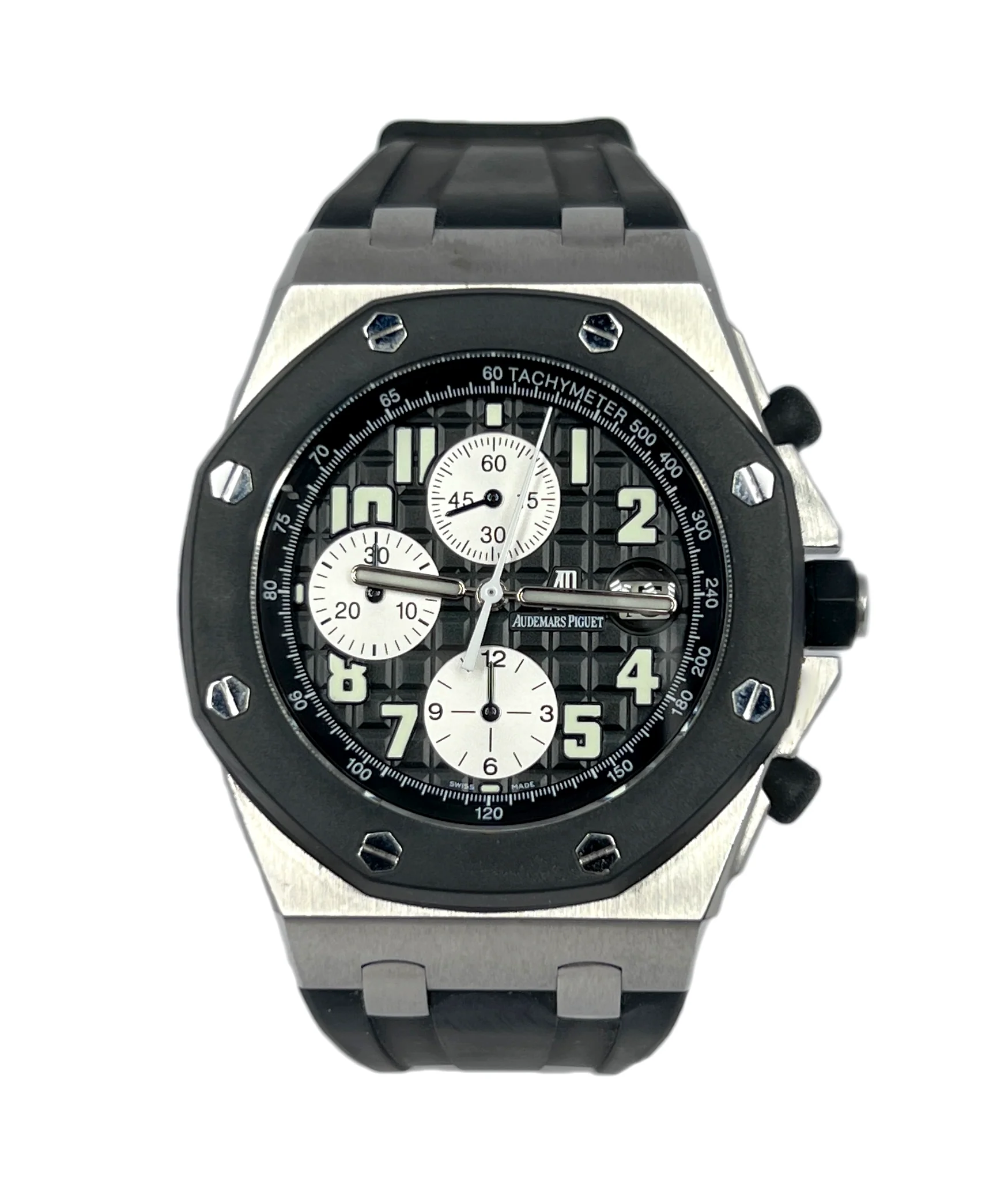 Audemars Piguet Royal Oak Offshore Chronograph Stainless Steel Mens Watch - Image 2