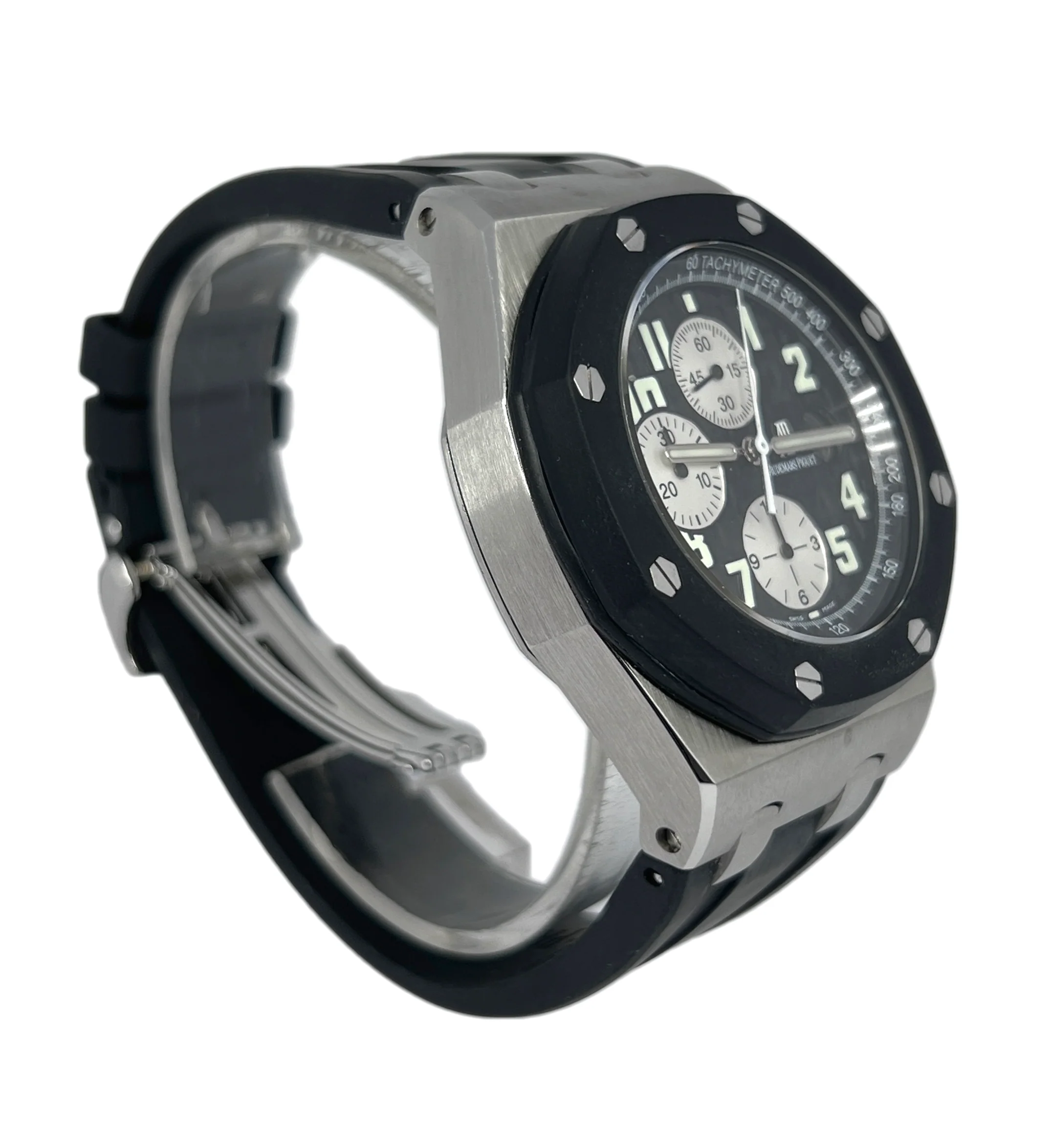 Audemars Piguet Royal Oak Offshore Chronograph Stainless Steel Mens Watch - Image 3