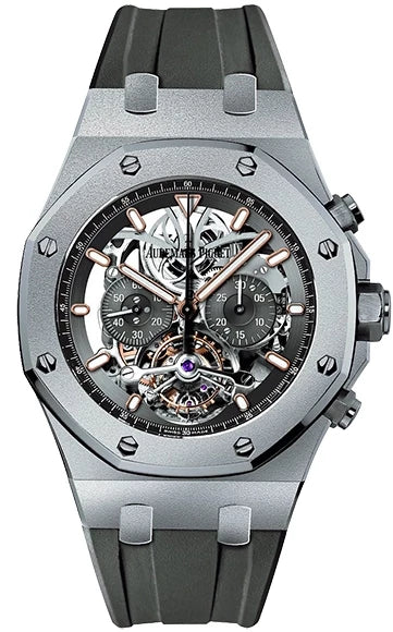 Audemars Piguet Royal Oak Tourbillon Chronograph Skeleton Titanium Men's Watch