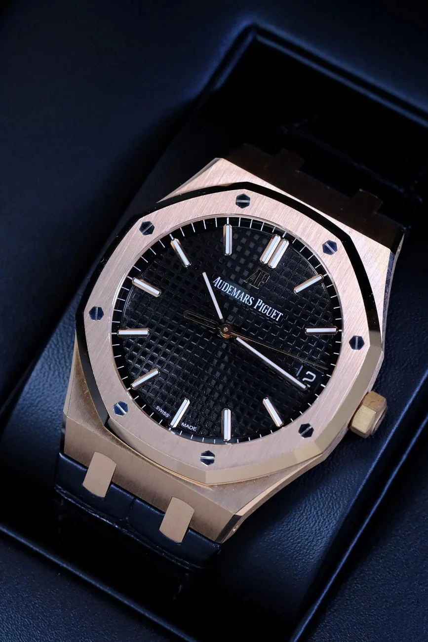 Audemars Piguet Royal Oak Selfwinding 18K Rose Gold Men's Watch - Image 2