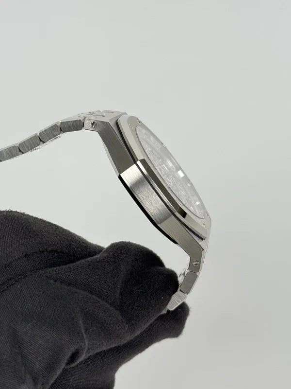 Audemars Piguet Royal Oak Tourbillon Extra-thin Openworked Stainless Steel Men's Watch - Image 4