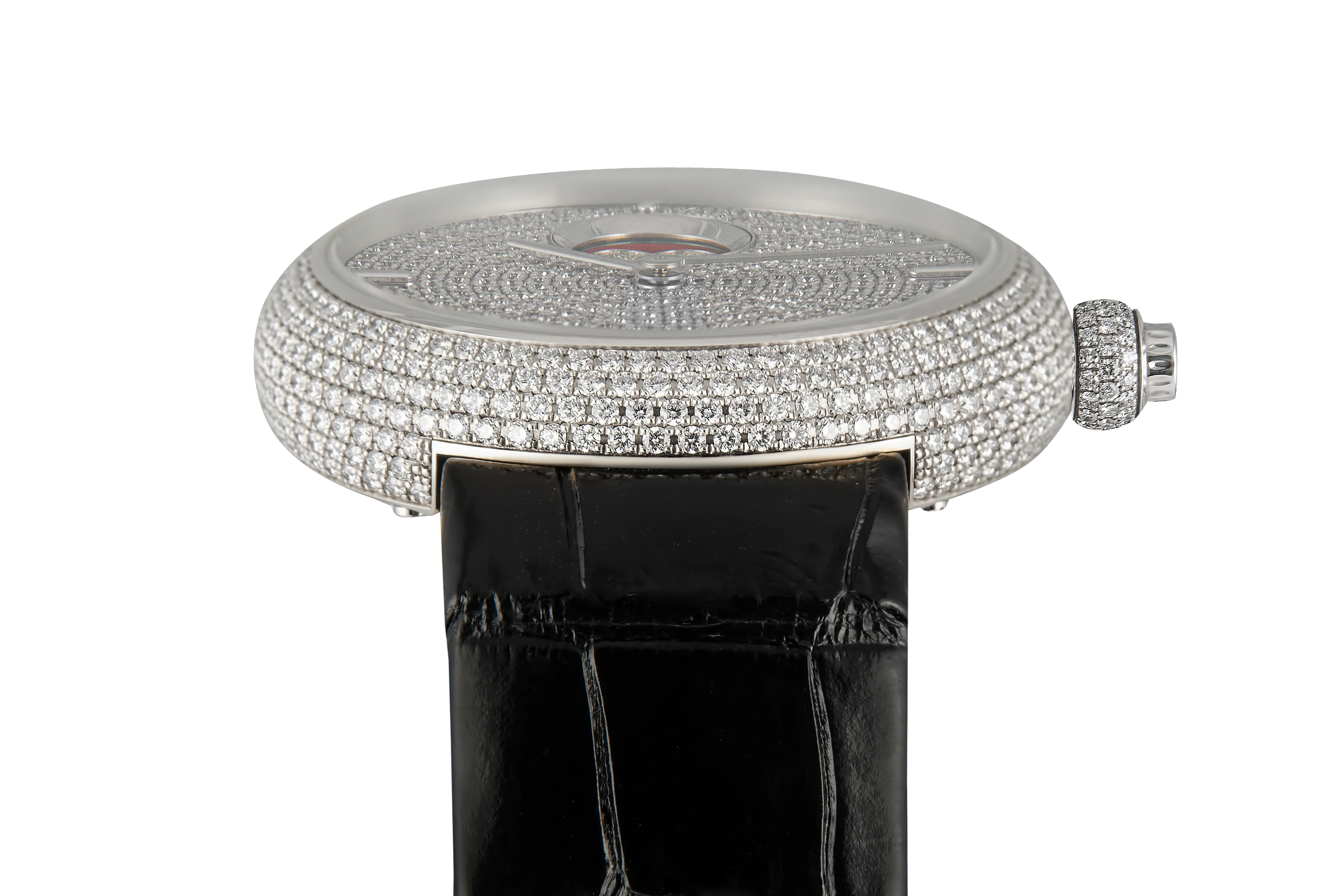 Bakkoura Emoji Full Diamonds Automatic Unisex Watch - Image 3