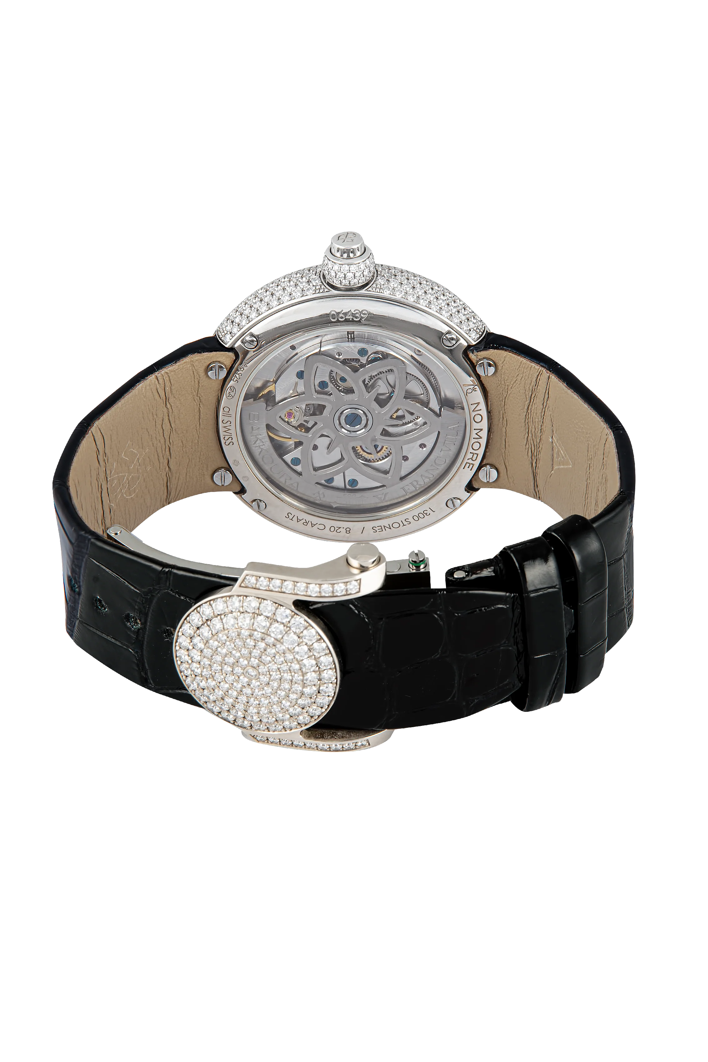 Bakkoura Emoji Full Diamonds Automatic Unisex Watch - Image 4
