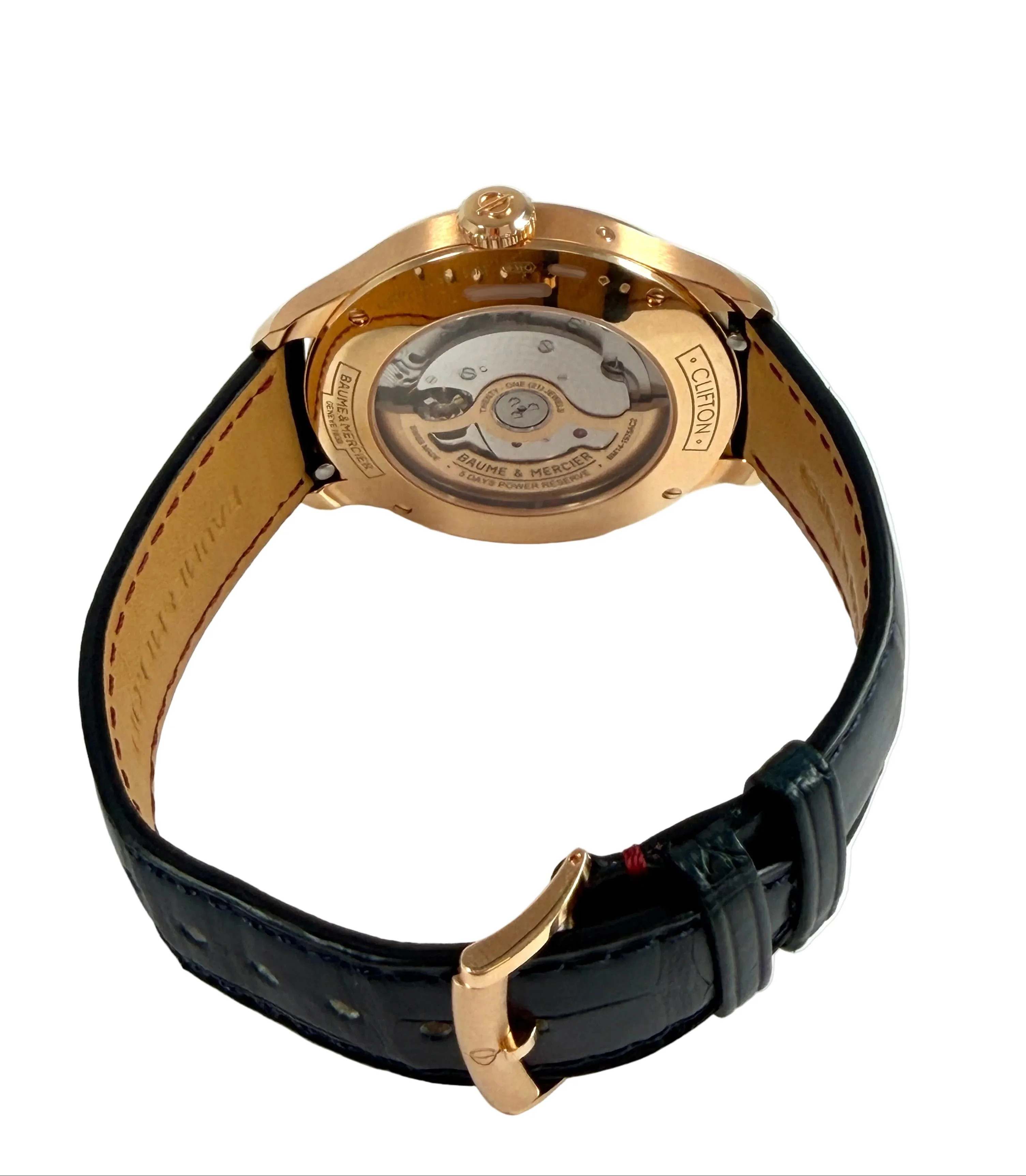 Baume & Mercier Clifton Automatic 42 mm 18K Rose Gold Men’s Watch - Image 4