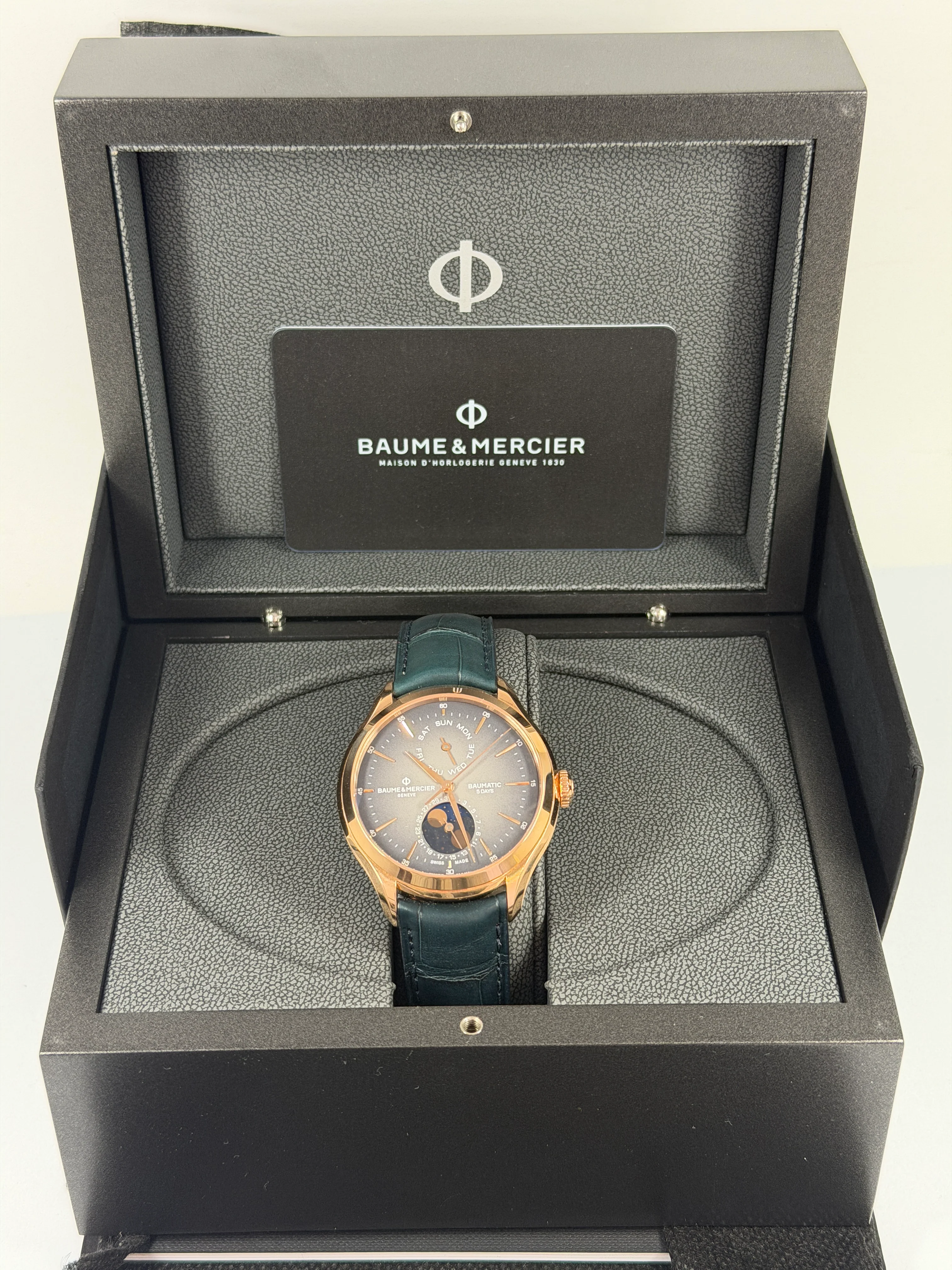 Baume & Mercier Clifton Automatic 42 mm 18K Rose Gold Men’s Watch - Image 5