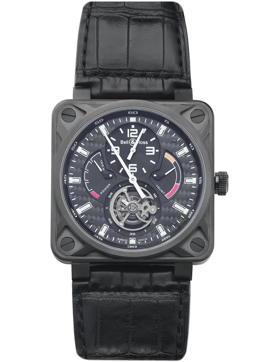 Bell & Ross Aviation BR 01 Tourbillon Titanium Men's Watch