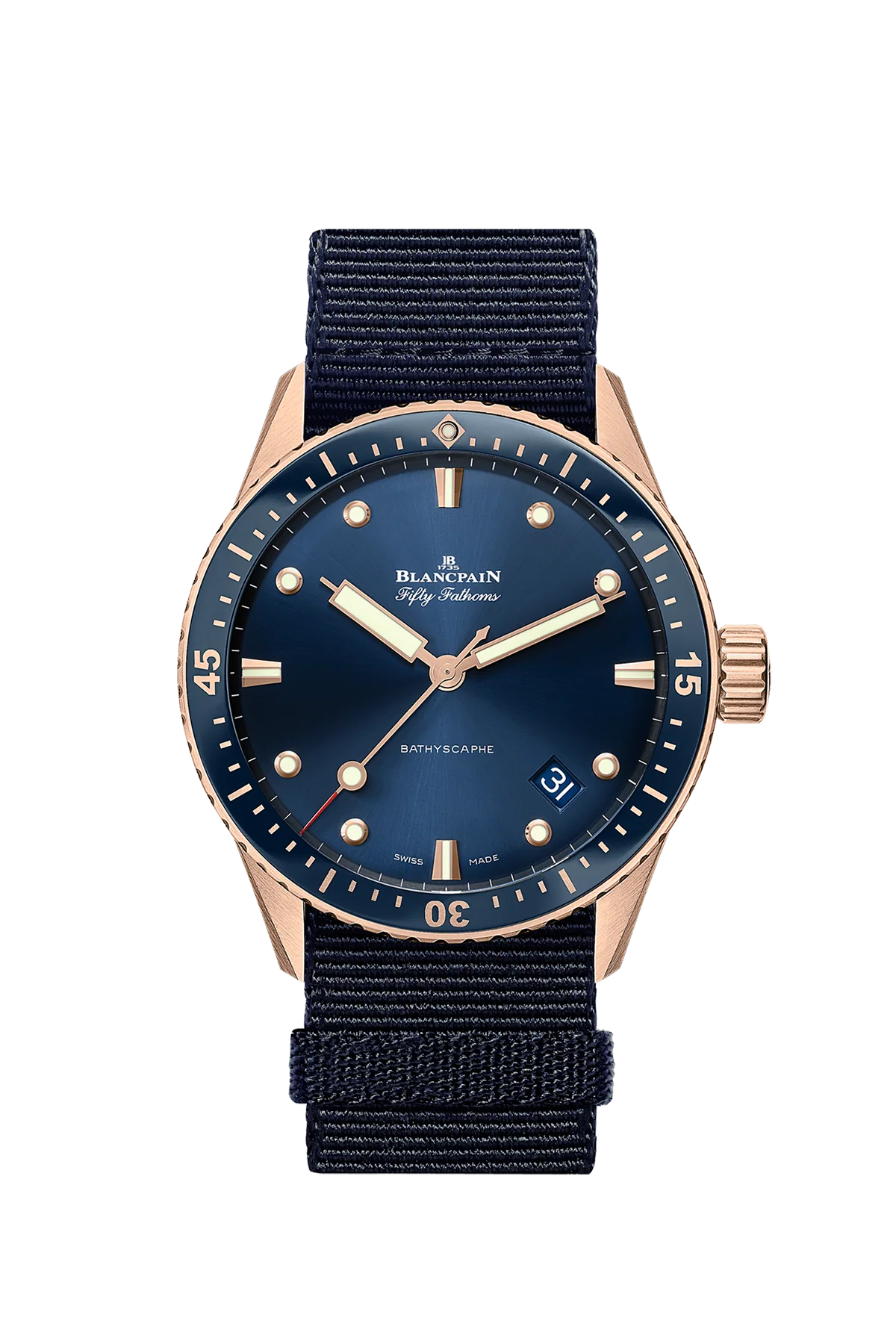 Blancpain Fifty Fathoms Bathyscaphe 5000 36S40 NAOA