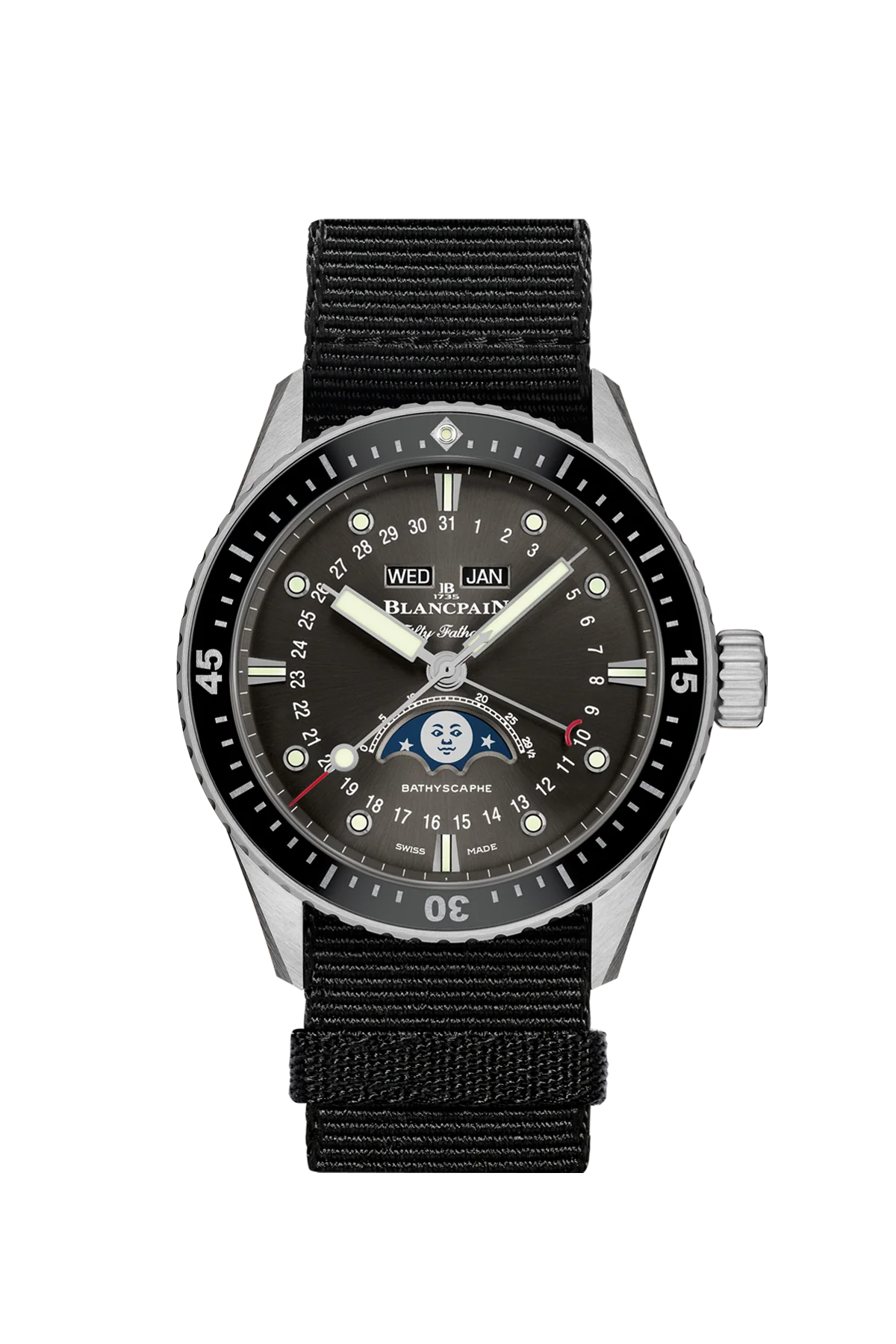 Blancpain Bathyscaphe Quantième Complet Phases de Lune 5054 1110 NABA