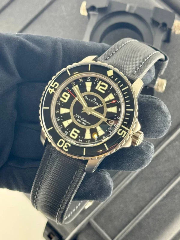 Blancpain Blancpain Fifty Fathoms 500 Fathoms GMT Titanium Men's Watch - Image 3