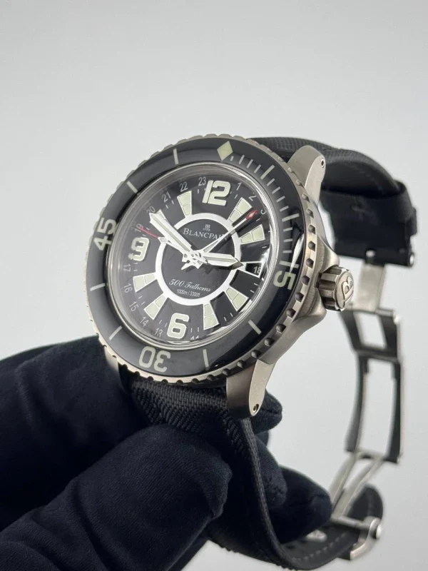 Blancpain Blancpain Fifty Fathoms 500 Fathoms GMT Titanium Men's Watch - Image 8