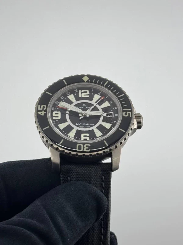 Blancpain Blancpain Fifty Fathoms 500 Fathoms GMT Titanium Men's Watch - Image 9