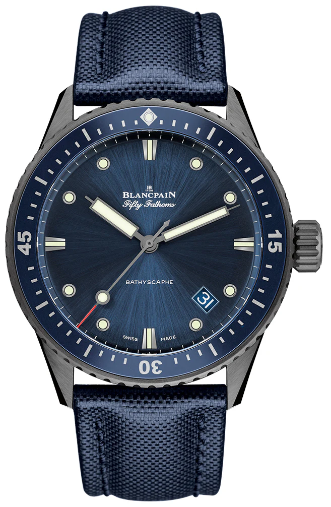 Blancpain Fifty Fathoms Bathyscaphe Ceramic Men's Watch