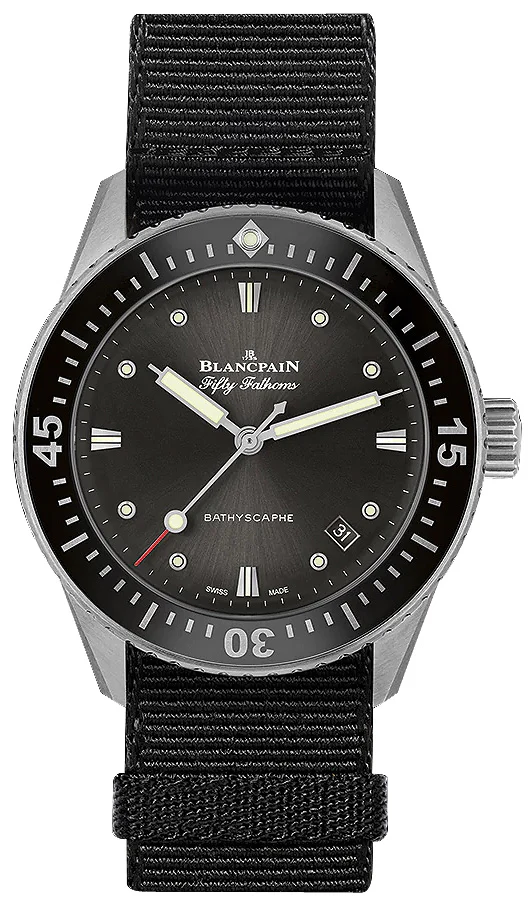 Blancpain Fifty Fathoms Bathyscaphe Stainless Steel Men's Watch