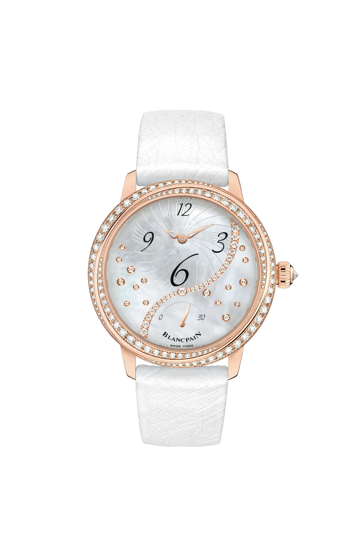 Blancpain Heure Decentree 18K Rose Gold Lady's Watch