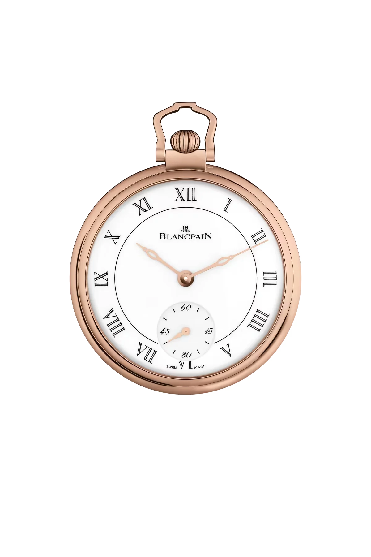 Blancpain Metiers D'art Montre De Poche Demi-Savonnette 18K Red Gold Man's Watch