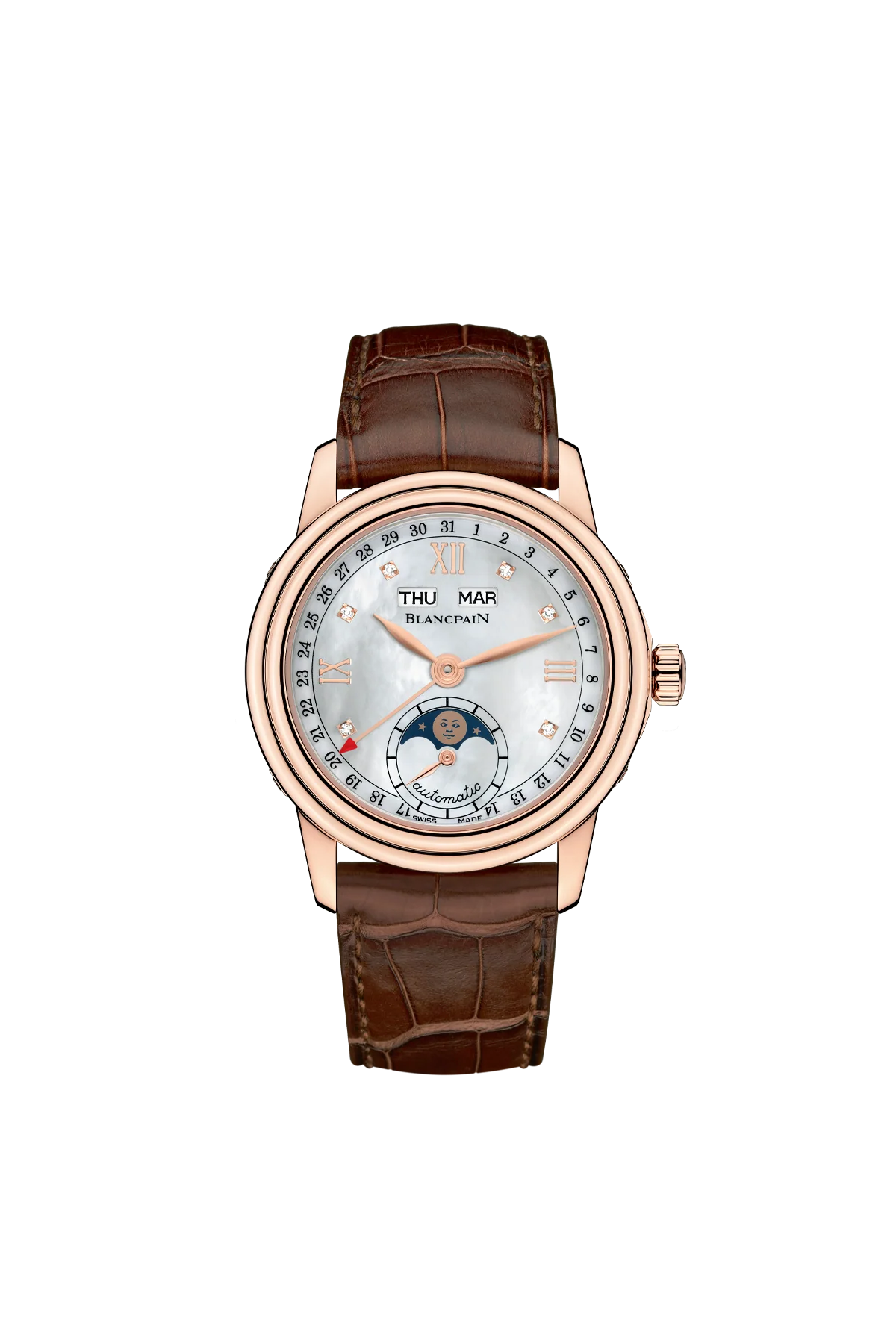 Blancpain Quantième Complet 18K Red Gold Watch