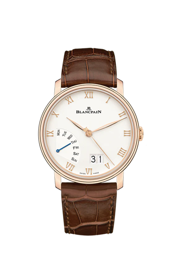 Blancpain Villeret Grande Date Jour Retrograde 18K Rose Gold Men's Watch