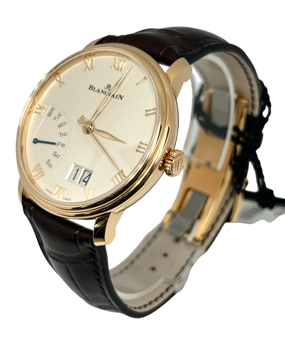 Blancpain Villeret Grande Date Jour Retrograde 18K Rose Gold Men's Watch - Image 3