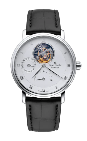 Blancpain Villeret Tourbillon 8 Day Platinum Mens Watch