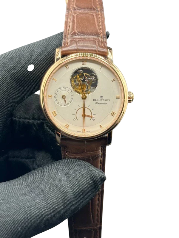 Blancpain Villeret Tourbillon 8 Jours 18K Rose Gold Men's Watch - Image 2