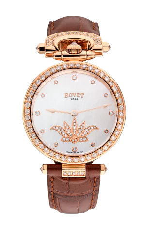 Bovet Amadeo Fleurier 18K Rose Gold & Diamonds Lady's Watch